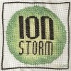 Ion Storm logo cross stitch