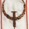 Quake logo cross stitch