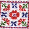 Virágok cross stitch