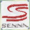 Senna logo cross stitch